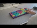 dnworks 1/1 Asher Commission Diamond Polished Cherry MX Blacks Typing Sounds