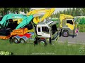 ลูกค้าสั่ง KOBELCO SK 210 เซอร์ไพรส์ให้วันเกิดลูกชาย 4 คัน FARMING SIMULATOR 19 EP 963 BB GAMER