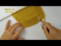 Como tejer bordes perfectos en dos agujas, palitos, tricot. Curso Principiantes