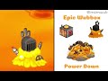 ALL Wubbox Power Up & Down With Switching Phases (+Fanmade) | My Singing Monsters || MSM Wub