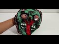 { Cleaning the scary Halloween mask! }👹