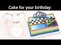 Mr Incredible Becoming Uncanny ( Your cake your birthday )
