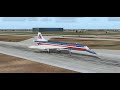 Concorde landing at Dulles Intl. FS2004