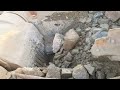 ASMR Giant Jaw Rock Stone Crushing - Relaxing Sounds & Visuals! Heavy Machine in Action. #stonecrush