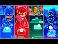 PJ Masks All videos MegaMix - Luna Girl 🆚 Night Ninja 🆚 CatBoy 🆚 Owlette 🆚 Gekko 🎶Tiles Hop EDM Rush