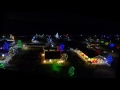 Hill Ridge Farms Christmas Lights - Drone view