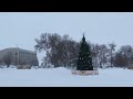 [4k] Solitary walk in snowy weather | real Russian winter