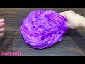 PURPLE vs PASTEL!!! Mixing random into GLOSSY slime !!! Satisfying Slime Video #202