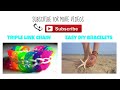 Rainbow Flower Charm/Ring with Mini Loom SUPER EASY