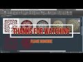 CNC drawing in AutoCAD tracing design part 6 (video 1) urdu / hindi