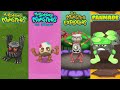 Dawn Of Fire, My Singing Monsters, Lost Landscapes, Monster Explorers, Fanmade Redesign Comparisons