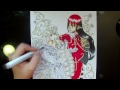 White Queen Wedding COPIC speedpaint