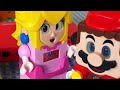 Lego Mario and Toad enter the game on Nintendo Switch to rescue Peach and Toadette. #legomario