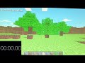 Reaching lava in Minecraft classic 1.44 seconds