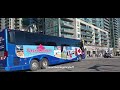 Toronto Police Traffic Services escorting Great Canadian Coach bus