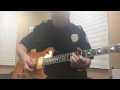 Trading guitar licks with myself via a looper.