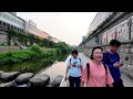 Cheonggyecheon Stream, from Dongdaemun •[4k] Seoul, Korea