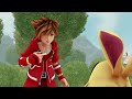Kingdom Hearts 3 Sora the Demon Hunter (Merlin and Pooh's friends have new colors)