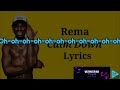 Calm Down Song By Rema