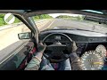 1991 MERCEDES-BENZ 190 EVO 1 *420HP* KOMPRESSOR TOP SPEED DRIVE ON GERMAN AUTOBAHN🏎