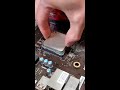 putting thermal paste UNDER a cpu #shorts