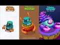 ALL Dawn of Fire Vs My Singing Monsters Vs The Lost Landscapes Redesign Comparisons ~ MSM
