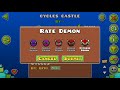 Geometry Dash - Cycles castle by Player || the easiest 