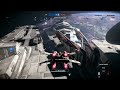 Ambushing an Imperial Shipyard. StarWars Battlefront 2 Star fighter Assault #starwarsbattlefront2