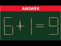 Move 1 Stick To Make Equation Correct- Matchstick Puzzle-4K