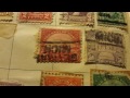 Old stamp collection-world