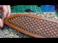 Making a Leather & Kydex Survival Knife Sheath Leather Working ASMR