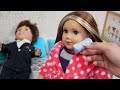 Baby Alive doll Drake's sick day morning routine