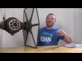 Star Wars First Order TIE Fighter Black Series Giant Ship Video Review