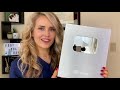 Loser cries unboxing silver play button (100k subscribers creator award)