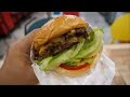 Just $3!! Once you eat it, you can't stop. American style double cheeseburger / Korean street food