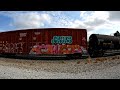 Rolling Freight Train Graffiti - South Chicago 2022 - NACE! - Episode 08