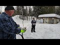 Lang Lake Cable Snow Removal