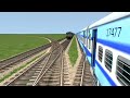 6 TRAINS DIAMOND CROSSING ON BUMPY FORKED RAILROAD TRACKS | Train Simulator 2022 | TrainsFun