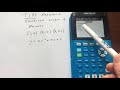 Parabola Equation Given 3 Points Ti84