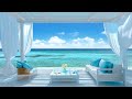 Tropical Beach Ambience - Bossa Nova Jazz Music & Ocean Waves Sounds To Improve Focus And Relaxation