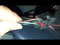 BMW 1985 318i E30 defroster switch wiring location