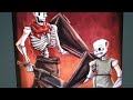 [Speedpaint] Sans and Papyrus as Pyramid Head for some reason