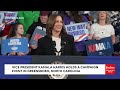 Kamala Harris Laughs At Trump's 'Concept Of A Plan' Debate Remark At North Carolina Campaign Rally