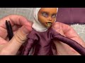 Making an Angel of Death for Halloween 💀 Monster High Doll Repaint