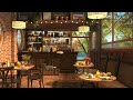 Smooth Jazz Music for Relaxing, Work 🍂 Positive Autumn Morning Jazz in Cozy Coffee Shop Ambience