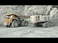 Too SLOW or NOT Liebherr R9350 Excavator Loading 220 Tons Belaz Dump Truck Powerful Heavy Machines