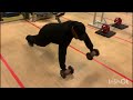 ADVANCED PUSHUPS / LATERAL DUMBBELL RAISES