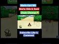 Mario Plays Hide & Seek in Mario Kart Wii #shorts #mariokart #mariokartwii