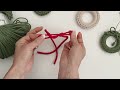 EASY MINI WREATHS | CROCHET/MACRAME FOR ABSOLUTE BEGINNERS