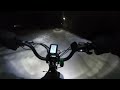 Winter Night Ride On The Rize Blade Fat Tire E-Bike. Part 2.